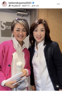 中山圭以子インスタグラム＠keikonakayama2022より