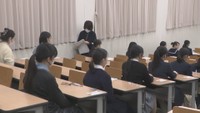 岡山大学津島キャンパス(岡山・北区津島中)　午前7時45分ごろ