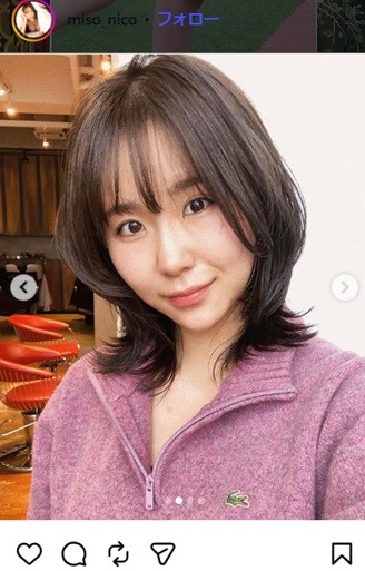 奈良岡にこのインスタグラム＠miso_nicoより