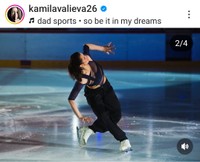 カミラ・ワリエワ(@kamilavalieva26)のインスタグラムより