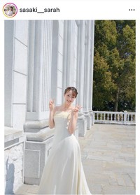佐々木沙羅アナウンサーのインスタグラム＠sasaki__sarahより