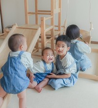 4人お揃いの洋服が可愛い♡（提供：＠94_minimumさん）
