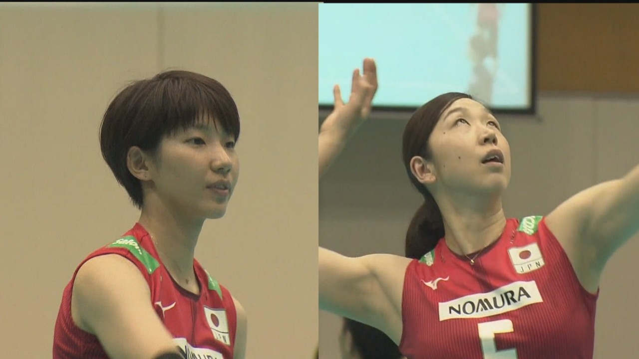 東京五輪女子バレーボール 岡山 倉敷市出身の荒木絵里香選手と石井優希選手が代表に内定 Ksbニュース Ksb瀬戸内海放送