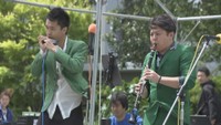 音楽が街を包む　高松ミュージックブルーフェス　強風の影響受けるも…「盛り上がっています」