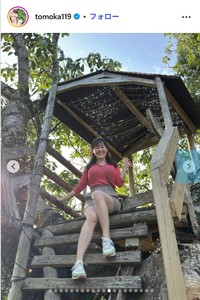 竹中知華のインスタグラム＠tomoka119より