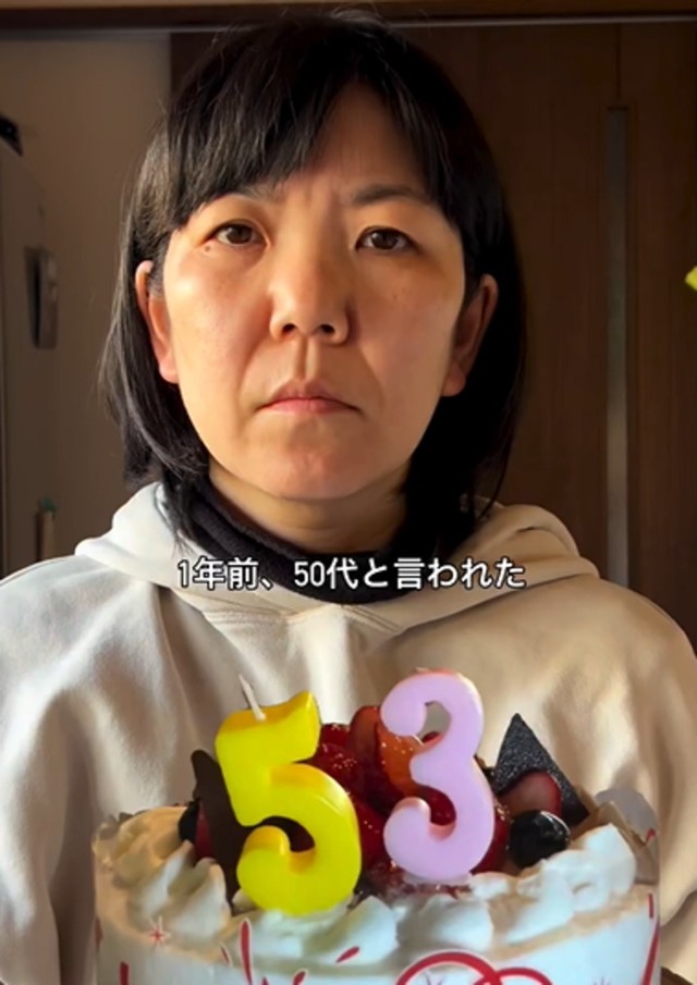 【ビフォー】少しやつれた様子が見え「50代みたい」と言われた1年前／はなさん提供