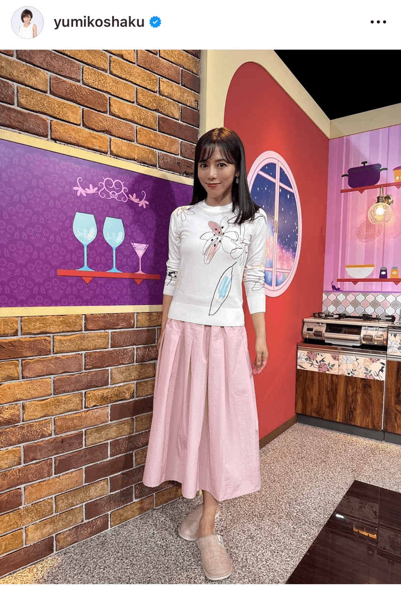 釈由美子 yumiko shaku_official (@yumikoshaku)さんのインスタグラムより