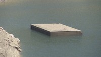 渇水の象徴が見え始めた高知･早明浦ダム