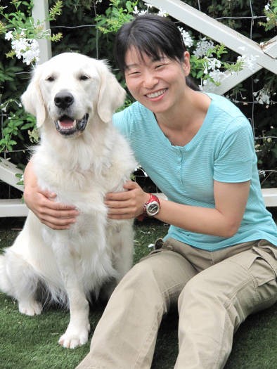 ハンドラーの森田優子さんと