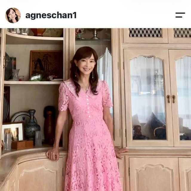 アグネス・チャン（＠agneschan1）さんのインスタグラムより