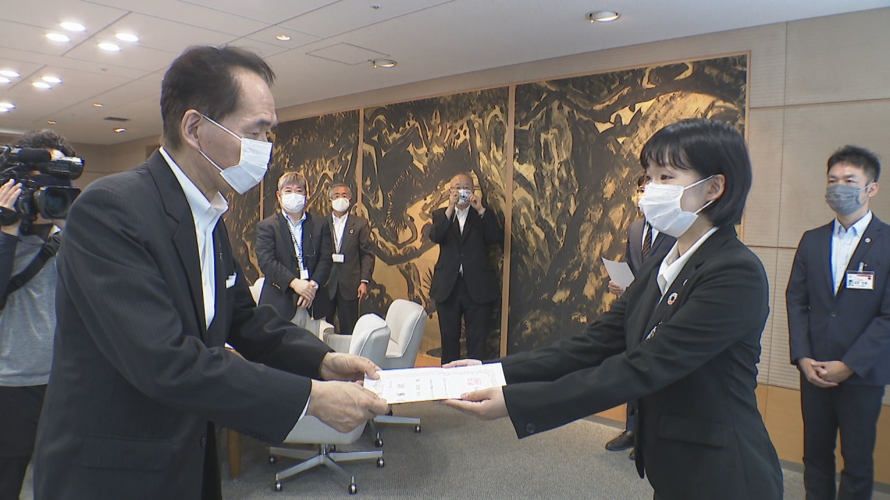 Jica海外協力隊として開発途上国へ 隊員が香川県知事に出発のあいさつ Ksbニュース Ksb瀬戸内海放送