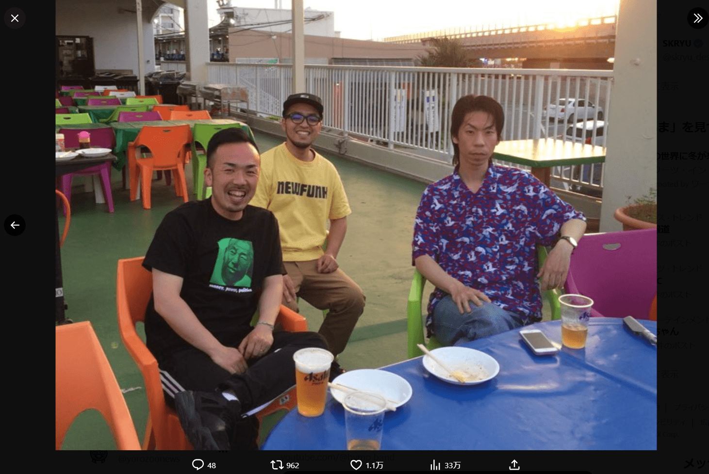 呂布カルマのX（@Yakamashiwa）より