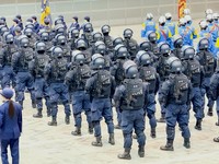 「普段は見ることができない警察の特殊車両や特殊部隊の行進が興味深かったです」と、ゆるふわさん（画像提供：ゆるふわ怪電波☆埼玉さん）
