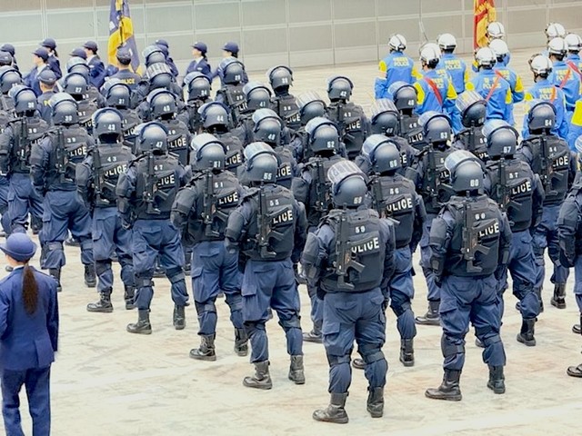 「普段は見ることができない警察の特殊車両や特殊部隊の行進が興味深かったです」と、ゆるふわさん（画像提供：ゆるふわ怪電波☆埼玉さん）
