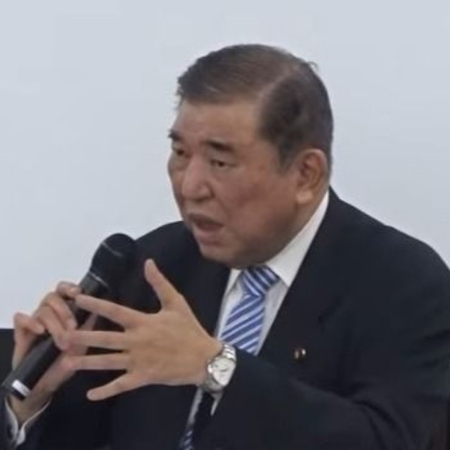 「命を守るシェルター協会」主催のシンポジウムに参加し、熱弁を振るう石破茂前首相＝都内（写真提供・UPLAN）