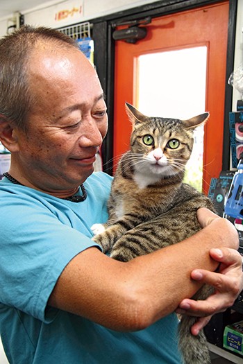 元々犬派だったチーム会長はすっかり猫派に
