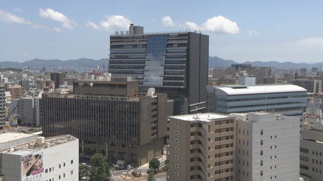 岡山市役所の新庁舎　2026年7月撮影