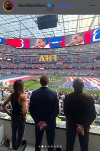 デヴィッド・ベッカムのインスタグラム＠davidbeckhamより