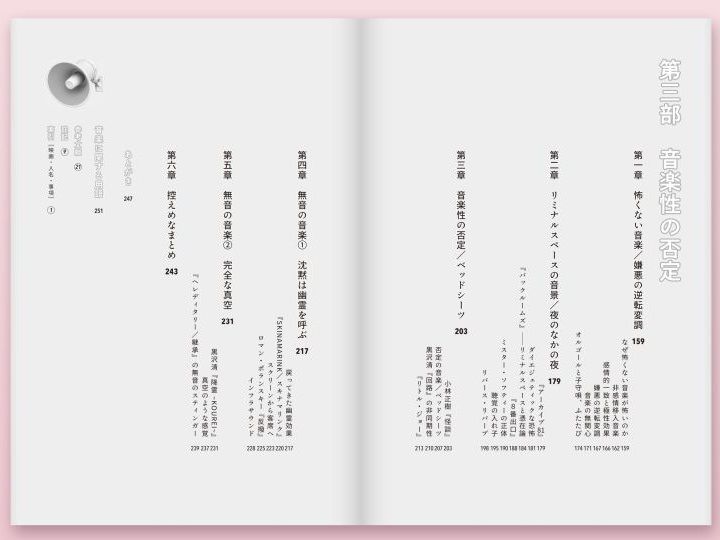 木石岳著『ホラー映画のサウンドスケープ　〈否定の音楽〉論』（白水社）目次