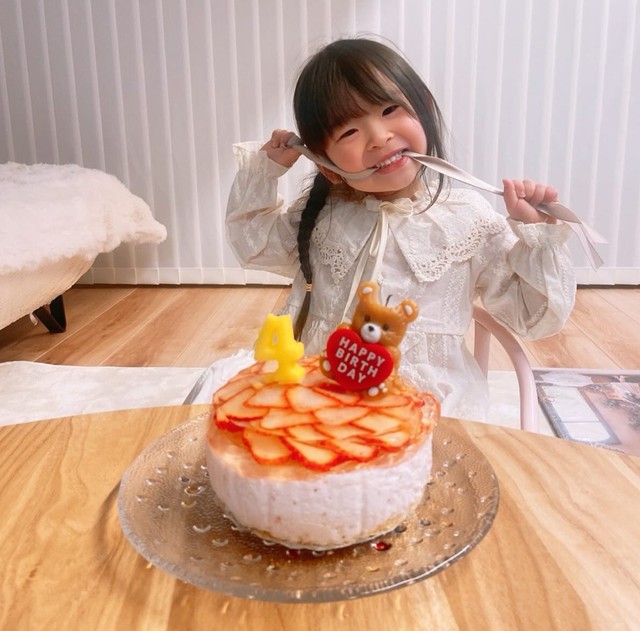 とってもうれしそうな笑顔♡（提供：@ayapyono5o4さん）
