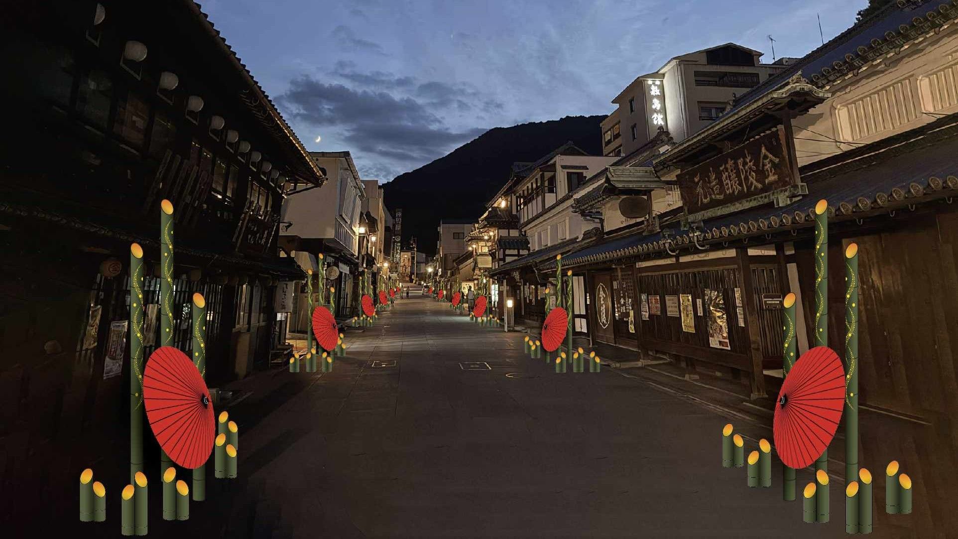 金刀比羅宮の参道を竹あかりで照らす 11月8日に点灯式 香川・琴平町