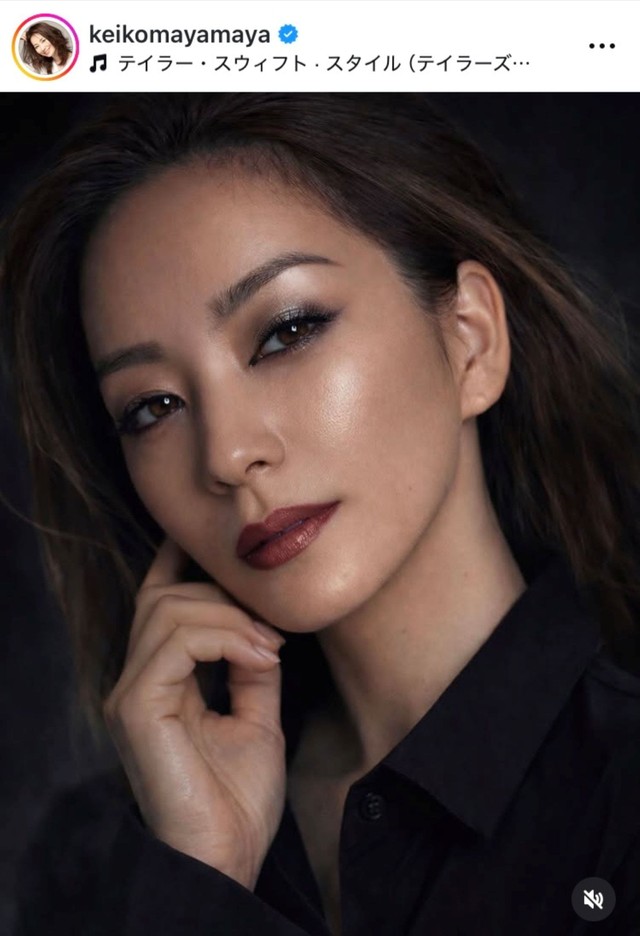 真山景子インスタグラム(＠keikomayamaya)より