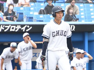 中央大学・皆川岳飛　「1点の重み」を痛感した甲子園の経験、今につなげる