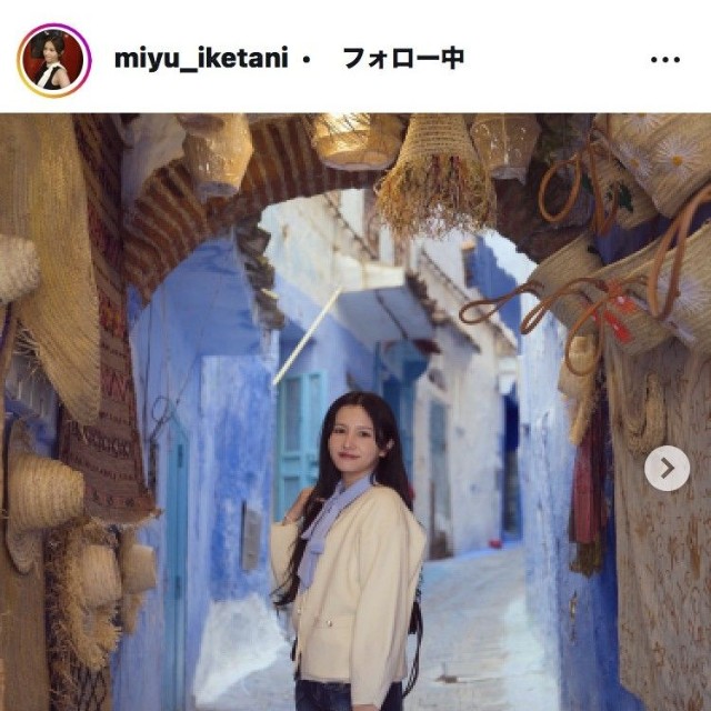 池谷実悠アナウンサーのインスタグラム＠miyu_iketaniより