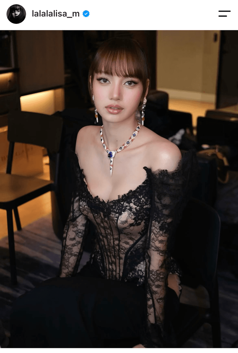 LISA (@lalalalisa_m)さんのインスタグラムより