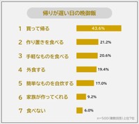 帰りが遅い日の晩御飯（提供画像）