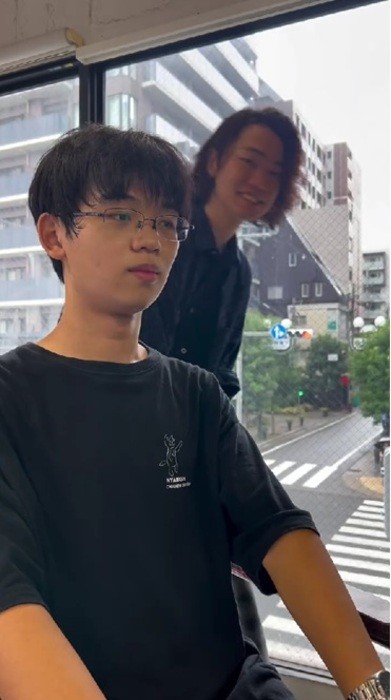 来店したのは髪型にこだわりがないという少年／投稿主さん提供