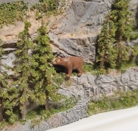 背景や野生の動物などの再現性もすごい！（提供：ジオラマ藤平さん）