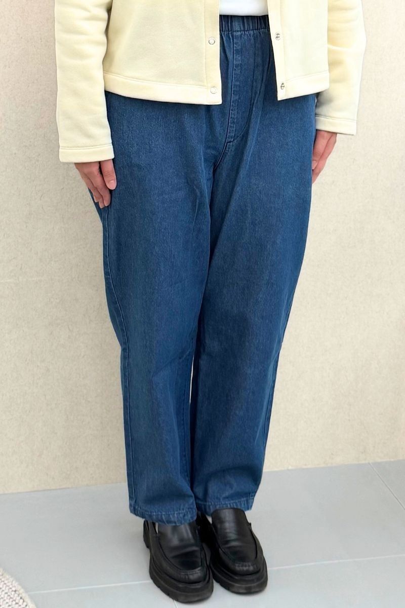 無印良品　羽毛ポケット　デニム こんなに安くて良いの？ 【無印良品】の隠れ名品“1990円デニム” 「着