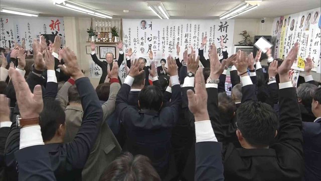 比例当選の平井卓也さん（自民・前）　9日