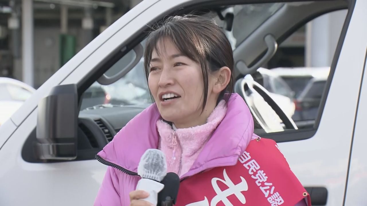 【衆院選・宮城４区】 立候補者第一声　森下千里候補（４４）自民・前