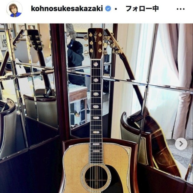 坂崎幸之助のインスタグラム＠kohnosukesakazaki
より