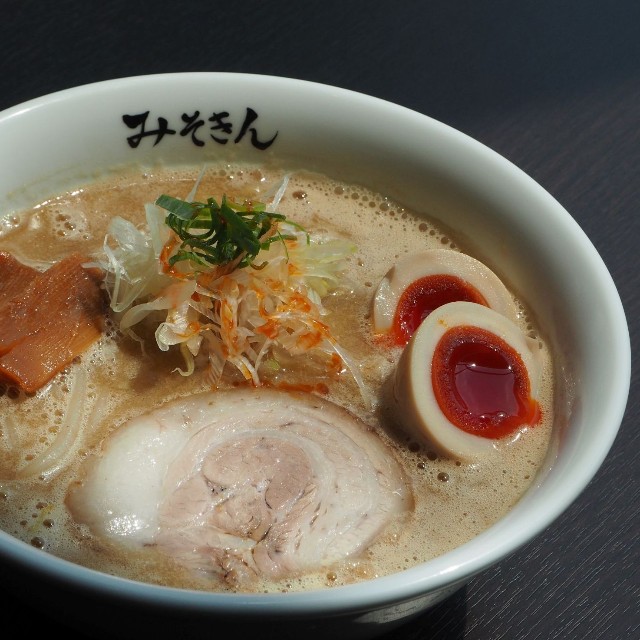 メニューの「味玉みそきん」