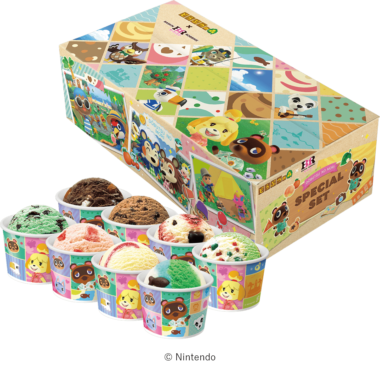 31 サーティワン あつまれどうぶつの森 コラボ バラエティボックス等特典セット お願い完売しないで」と大反響！ サーティワン×『どうぶつの森』初