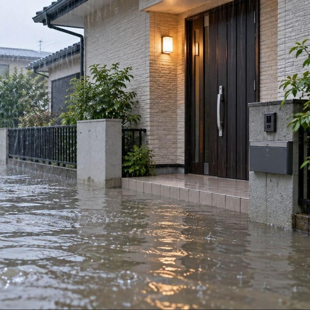 浸水した住宅※画像はイメージです（美穂 谷村/stock.adobe.com）