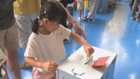 選挙への意識を高めて　親子が模擬投票に参加　高松市