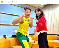 サバンナ八木さん（左）ととMBSアナ武川智美さん（武川智美さんのインスタグラムから）