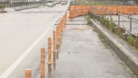 事故があった国道　東かがわ市西村