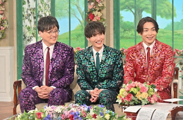 6月17日放送の「徹子の部屋」に出演した純烈＝テレビ朝日提供