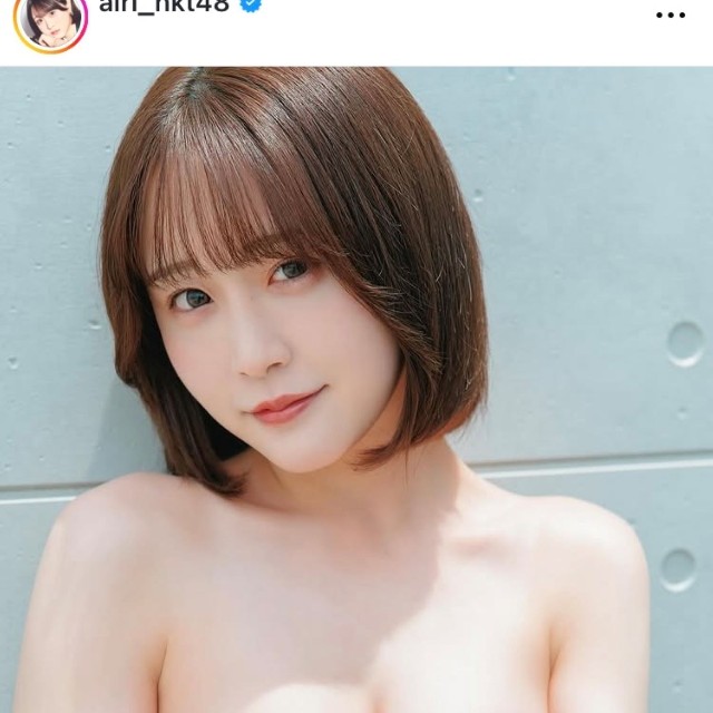 市村愛里インスタグラム(@airi_hkt48)より