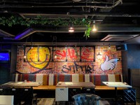 外国風のオシャレな店内