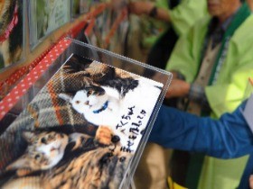 にゃんこの幸せ祈り「ねこ稲荷」で祈願祭　福島市