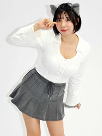 ニコニコ超会議で撮影会を実施した三橋くん＝2026年4月