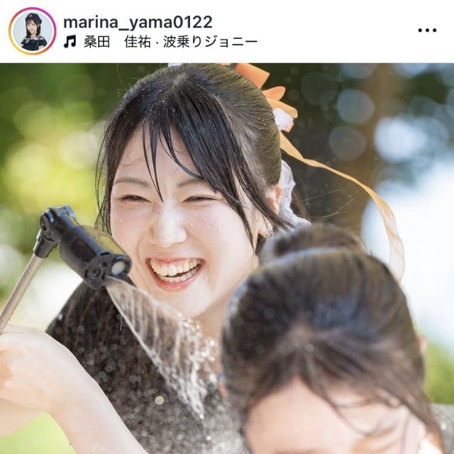 山口満里奈インスタグラム＠marina_yama0122より