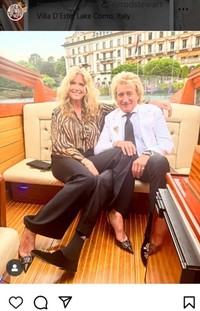 ロッド・スチュワートのインスタグラム＠sirrodstewartより