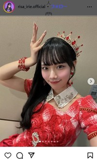 入江里咲のインスタグラム＠risa_irie.officialより